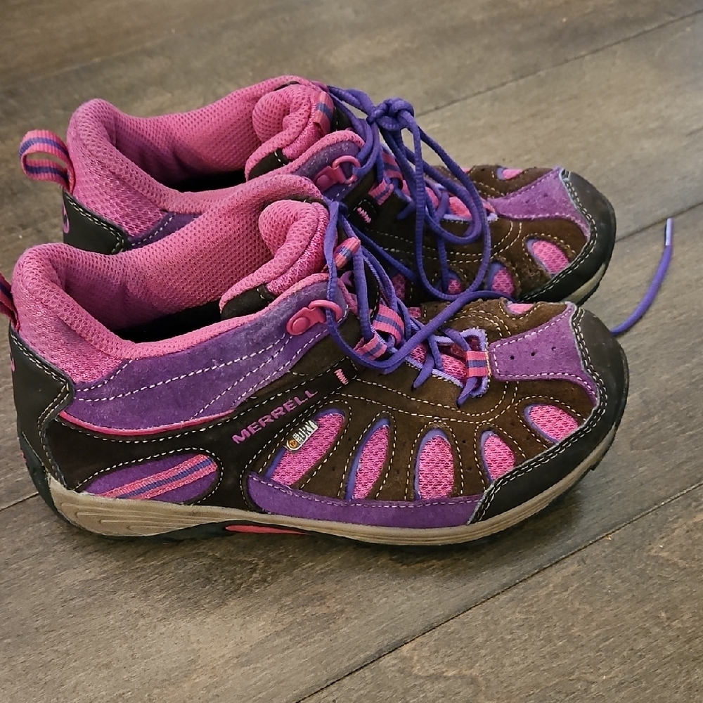 Merrell Vibrant Purple and Pink Trail Shoes